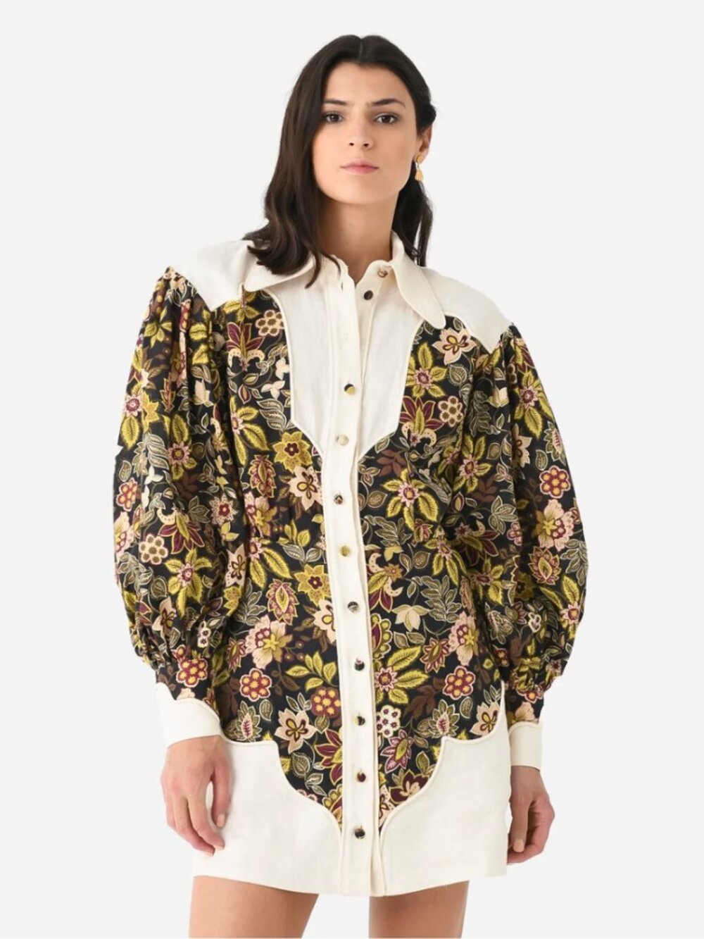 ALÉMAIS Isabella Panel Mini Dress